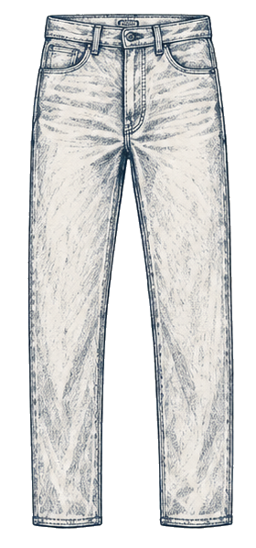 Regular Kenji regular-fit jeans silhouette